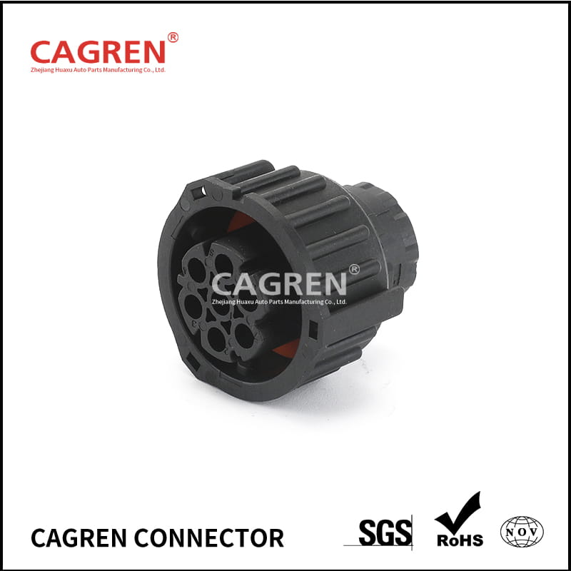 7 Pin For Truck DAF MAN Truck Tail Light Plug Wire Harness Connector 967650-1 968421-1 1-1813344-1