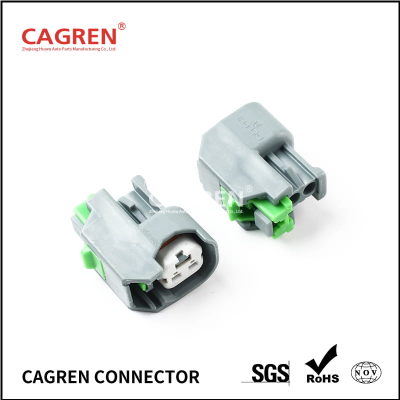 2 pin Wiring Plug EV6 Fuel Injector Waterproof Female Electrical Automotive Connector 15419715
