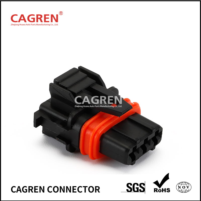 368161-1 auto connector 3 pin waterproof wire harness plug male female automotive connector