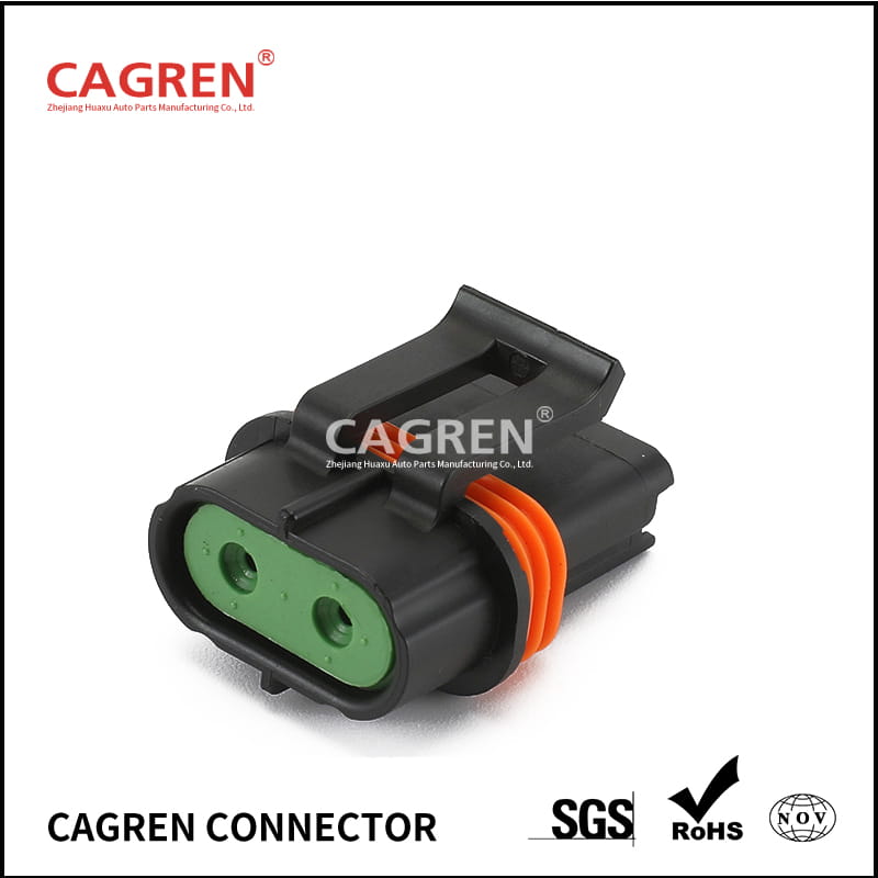 waterproof auto connector 12033769 DJ70232Y-6.3-21 2 pin female waterproof automotive wire harness connector