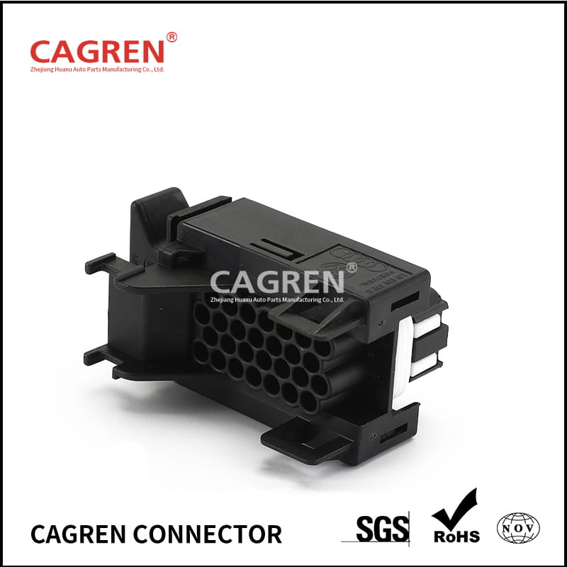 1393436-1 Volkswagen 28 core board end master push-pull ECU connector 1J0906379B