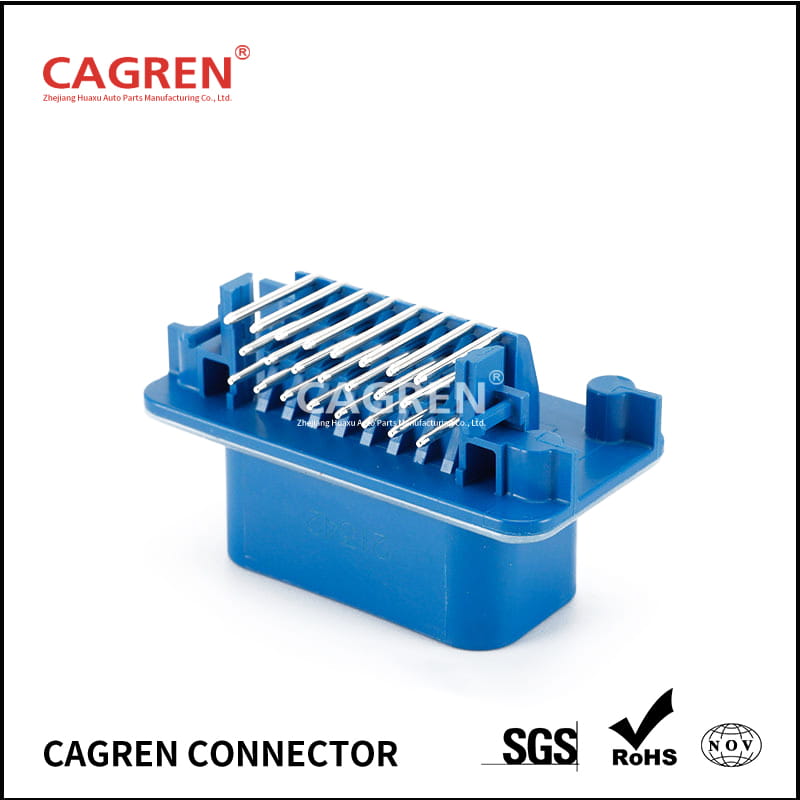776087-5 blue 23-core new energy controller automotive ECU controller bending pin connector needle holder