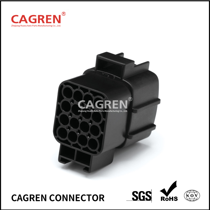 368050-1 16 pin male waterproof automotive connectors
