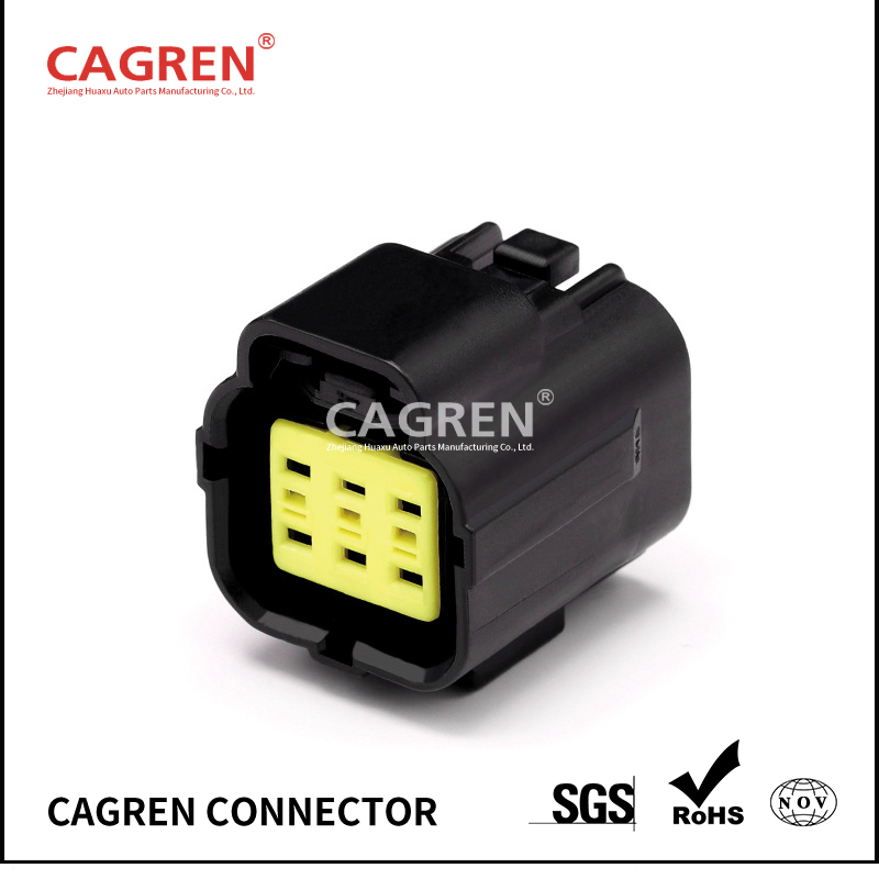 174262-2 368530-1 6 way female gearbox connectors