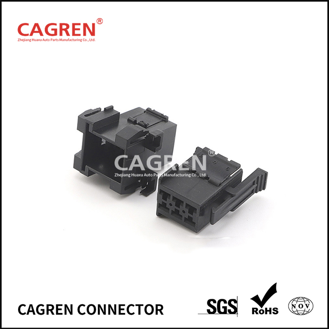 6 pin male female socket automotive door cable connector adapter for Junior Power Timer 929505-1 929504-2