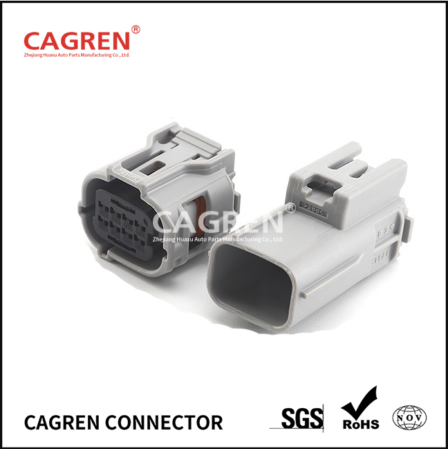 1 Set 8 Pin 12520 12519 6189-1240 6188-0779 Auto Reversing Radar Plug Fuel Injector Socket Car Connector For Toyota