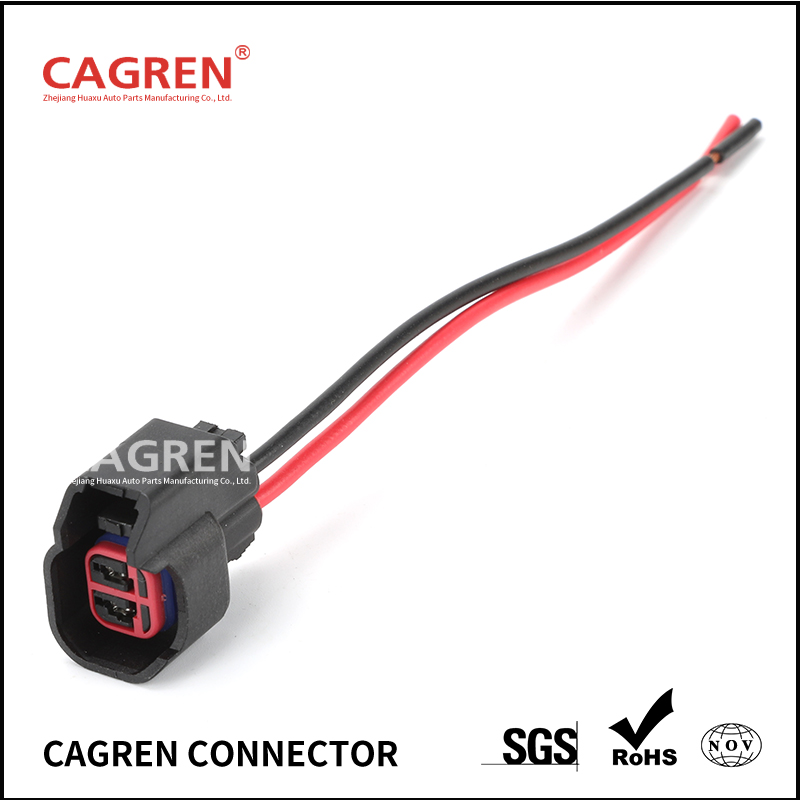 15306318 Fuel Injector Connector Pigtail Wire EV6 Ev14USCAR Fit for Dodge LS2 LS3 GM Ford H1517A