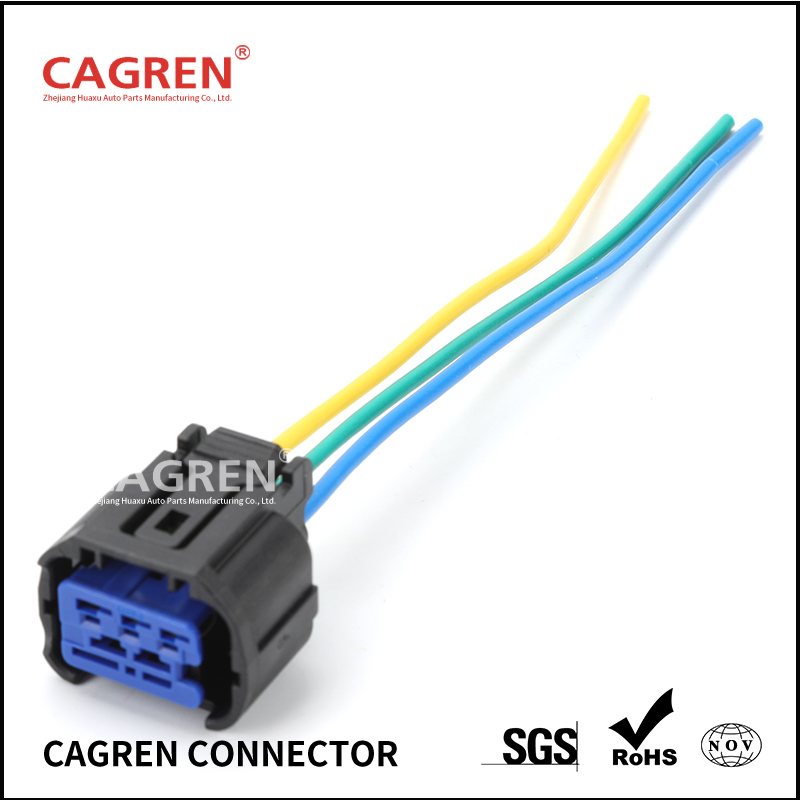 Car booster pump radar probe electric eyevalve body sensor compressor air pumpplug with wire for Buick Ford H3510