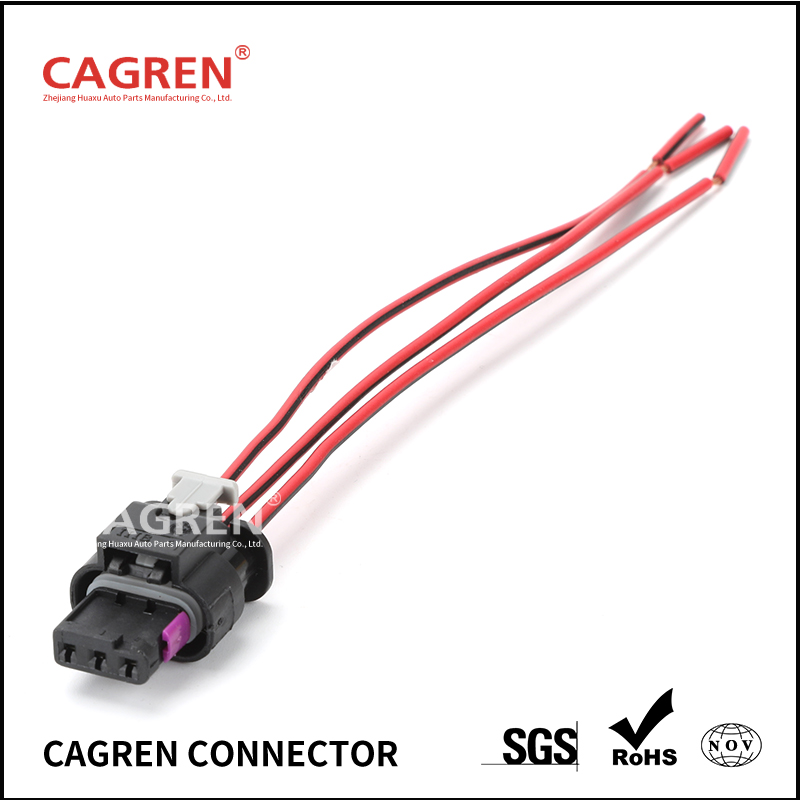 1488991-1 Tyco AMP Iimpact Sensor Waterproof Electronic Connector Wire Harness H2320