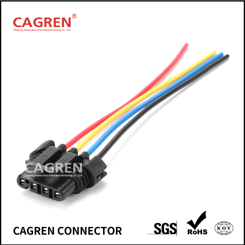 Car oxygen sensor plug black harness connector H0937