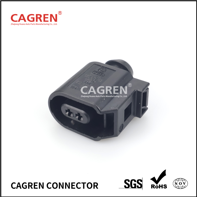2 Hole 8T0973702 6E0973702 Electrical Auto Wiring Cable Connector With Terminals And Seal