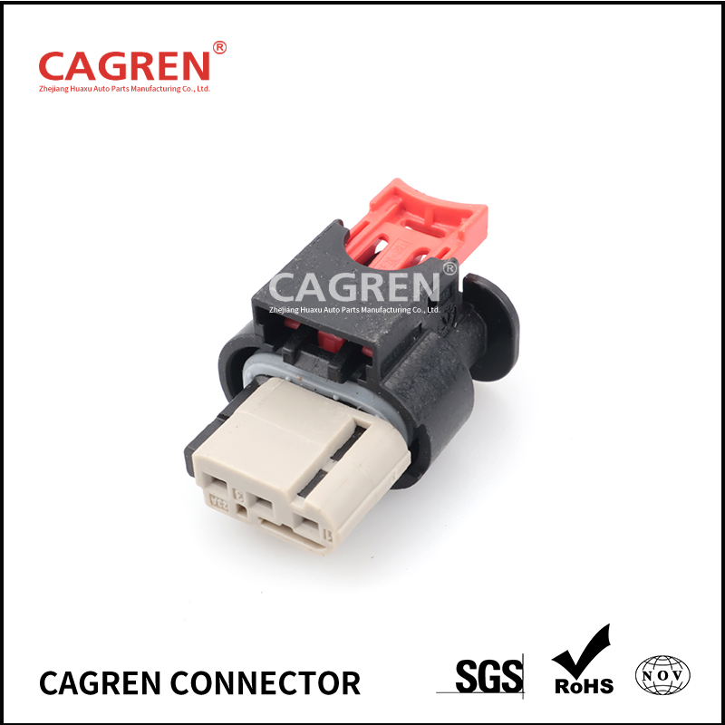 35126369 CTS 1.2 Sealed Series Waterproof 3 Pin Female PBT GF20 Electrical Connector