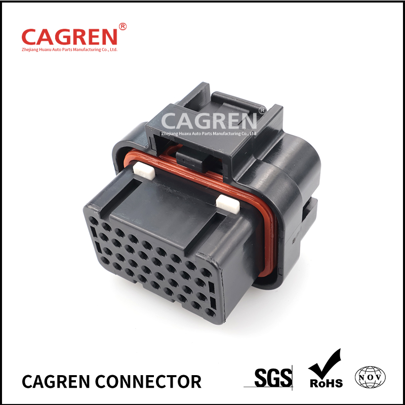 34 Pin Auto ECU Housing TE Connectivity AMP Female Wire Connector Car Superseal Electrical Connector 4-1437290-1