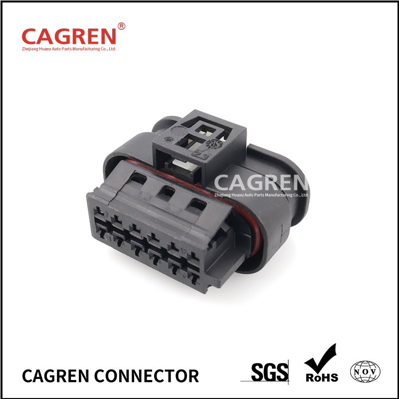 12 pin female waterproof automotive wire harness connector 806-344-541