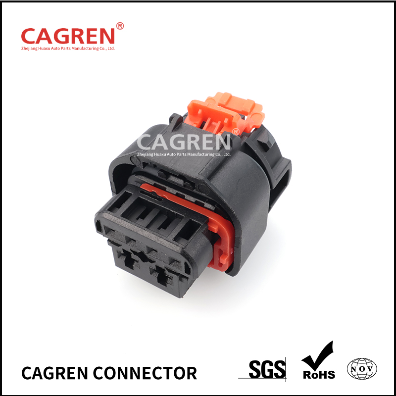 6 Pin female Automotive wiring harness Connector housing 2302238-1 BM W new headlight harness plug