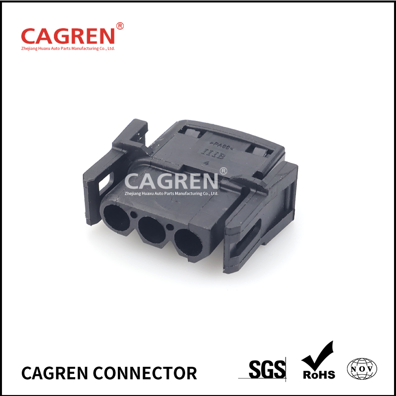 1-480700-9 Car connector wiring harness plug 3-hole rubber shell sheath