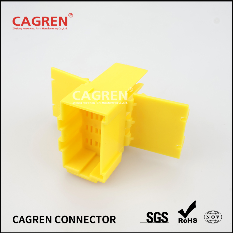 8 Pin TE Replacement Automotive Electrical Wire to Wire Junior Timer Plug Male Connector 969191-2 Yellow