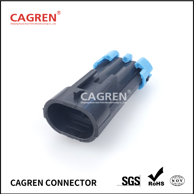 2 Pin Male Temperature Sensor Plug Electrical Wire Auto Connector 12162000 DJ7024-1.5-11