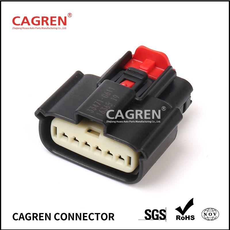 6 Pin Automobile Waterproof Throttle Body Control Actuator Connector 33471-0601 Male Female Interface Socket