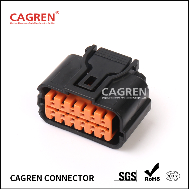 12 Pin Car Waterproof Socket Miniature Auto Wire Connector 0.6mm Series Docking Adapter HP285-12021