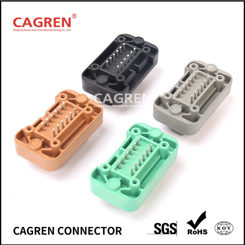 12 Pin DEUTSCH DT15 Series Straight DT PCB Header Connector Panel Mount auto Connector DT15-12P