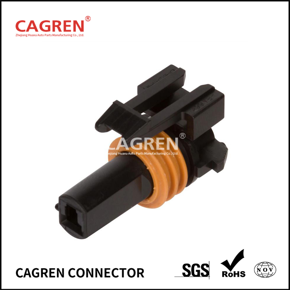 12065172 - Delphi Metri-Pack 280 Black 1 Way Sealed Female Connector