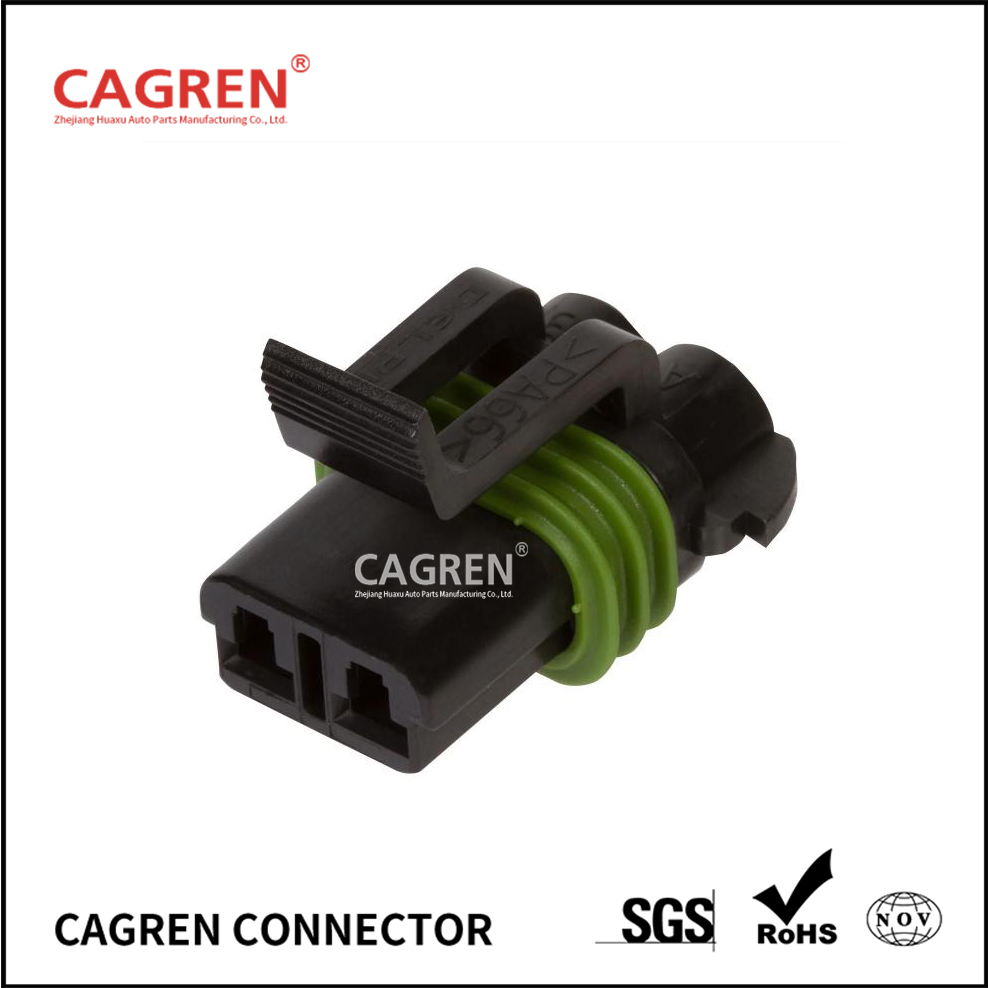 15300027 - Delphi Metri-Pack 280 Black 2 Way Sealed Female Connector