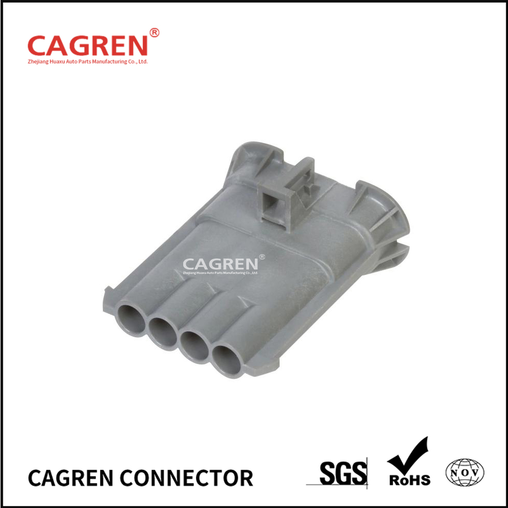 12129600 - Delphi Metri-Pack 280 Gray 4 Way Sealed Male Connector