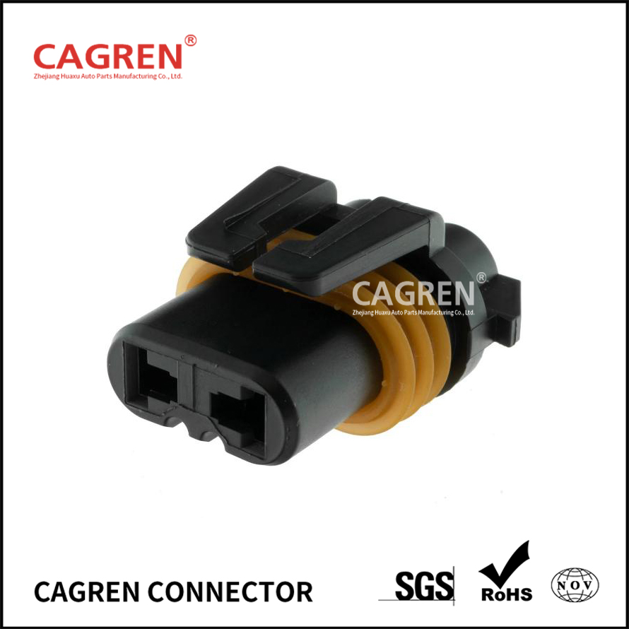 12059183 - Delphi Metri-Pack 280 Black 2 Way Sealed Female Connector