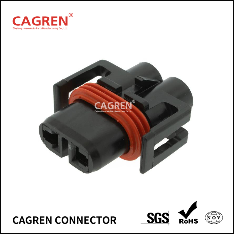 12124819 - Delphi Metri-Pack 280 Black 2 Way Sealed Female Connector
