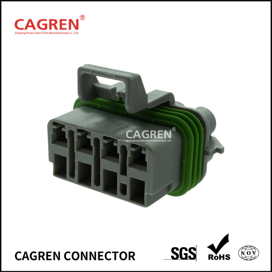 12146511 - Delphi Metri-Pack 280 Flexlock Gray 4 Way Sealed Female Connector