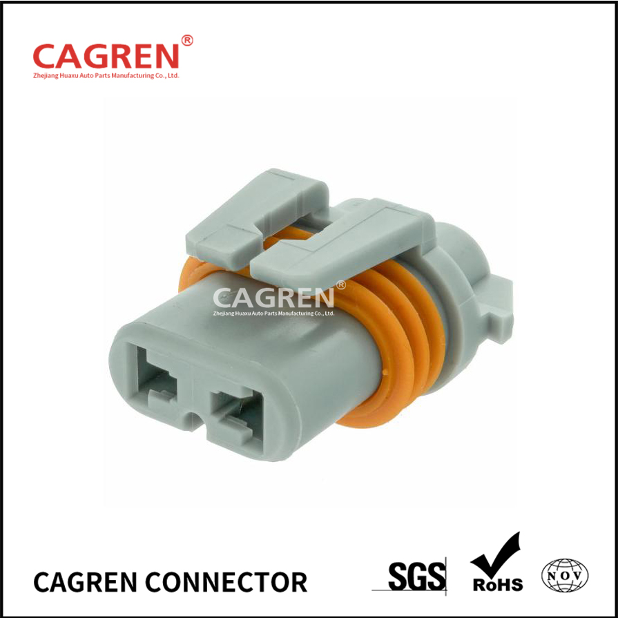 12059181 - Delphi Metri-Pack 280 Gray 2 Way Sealed Female Connector