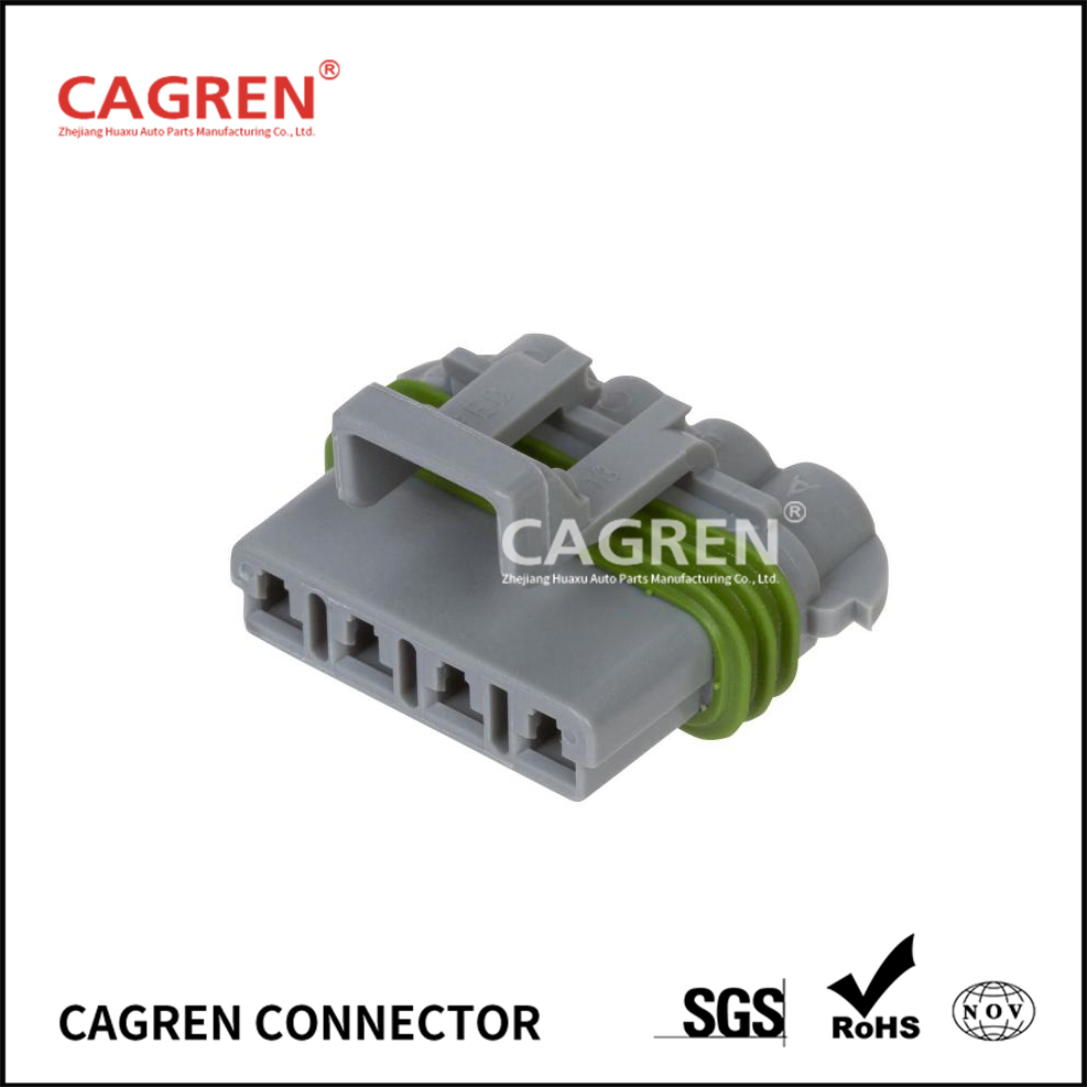12129565 - Delphi Metri-Pack 280 Gray 4 Way Sealed Female Connector