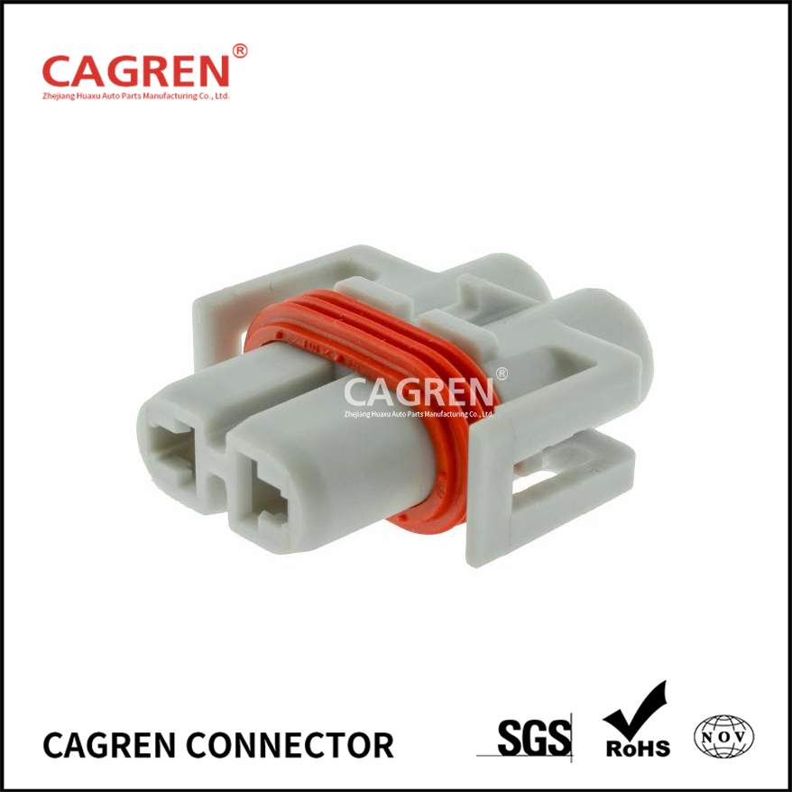15393199 - Delphi Metri-Pack 280 Gray 2 Way Sealed Female Connector