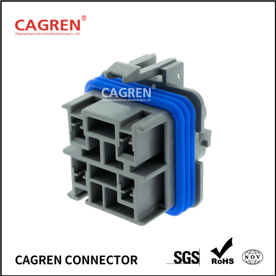 12129716 - Delphi Metri-Pack 280 Gray 4 Way Relay Socket