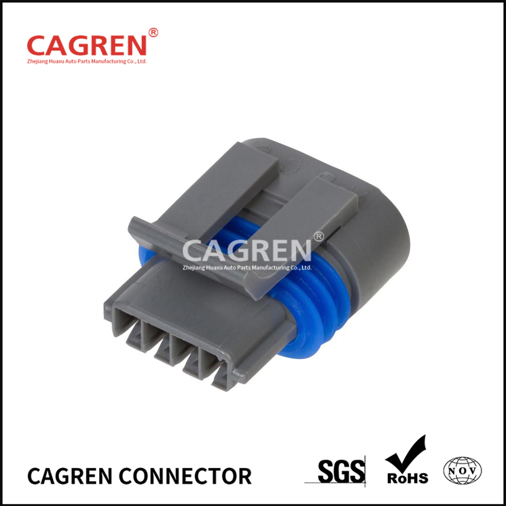 12162833 - Delphi Metri-Pack 150.2 Gray 4 Way Sealed Female Crankshaft Sensor Connector
