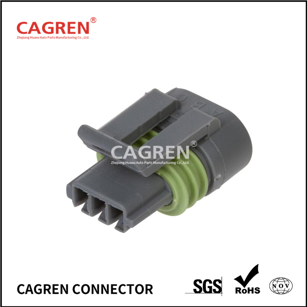 12162280 - Delphi Metri-Pack 150.2 Gray 3 Way Sealed Female Crankshaft Sensor Connector
