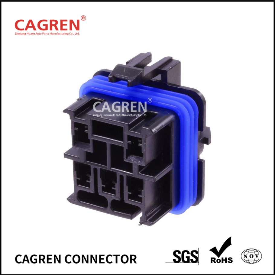 12110539 - Delphi Metri-Pack 280 Black 5 Way Relay Socket