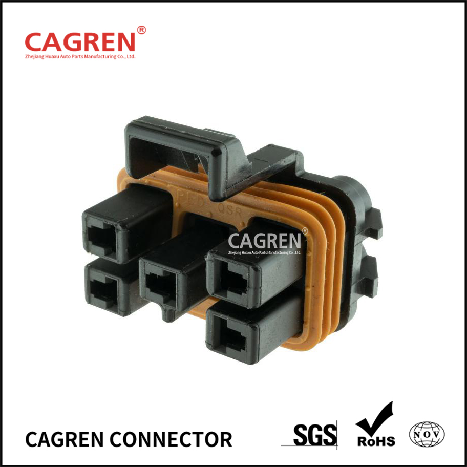 12124634 - Delphi Metri-Pack 280 Black 5 Way Sealed Female Connector