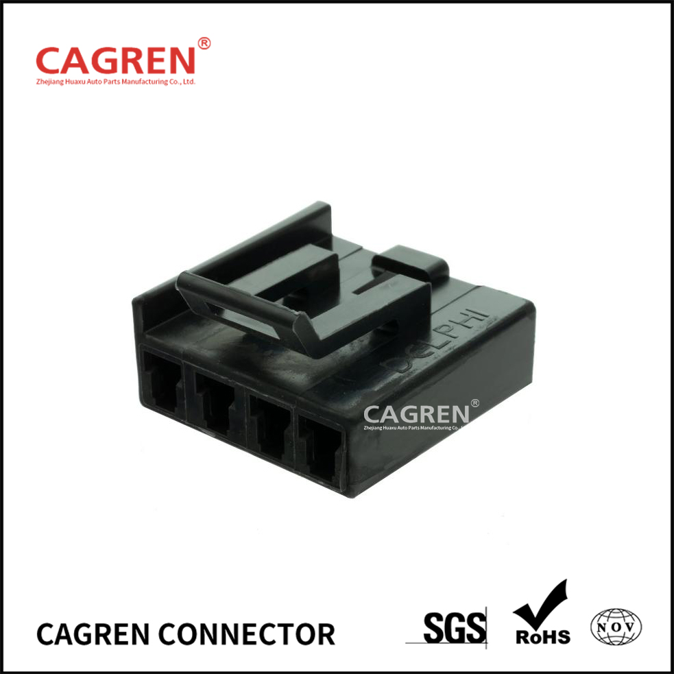 12052856 - Delphi Metri-Pack 280 4 Way Black Unsealed Female Connector