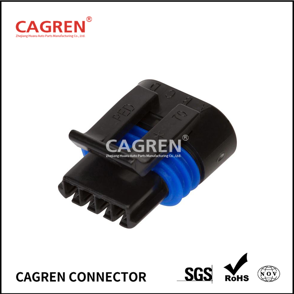 12162190 - Delphi Metri-Pack 150.2 Black 4 Way Sealed Female Distributor Module Connector