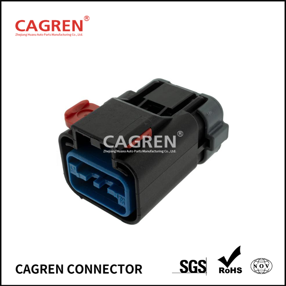 15419838 (54200608) - Aptiv APEX 2.8 Sealed 6 Way Black Female Connector H1078