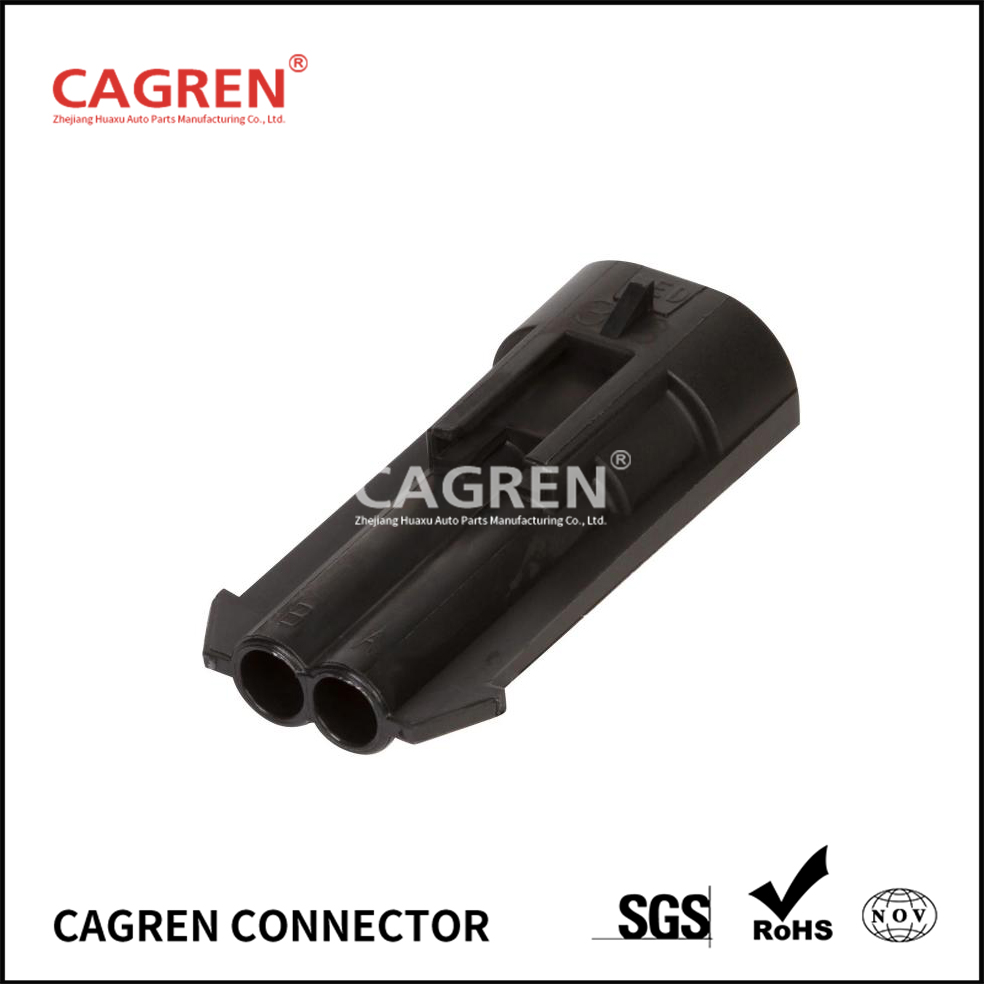 12162000 - Delphi Metri-Pack 150 2 Way Black Sealed Male Connector