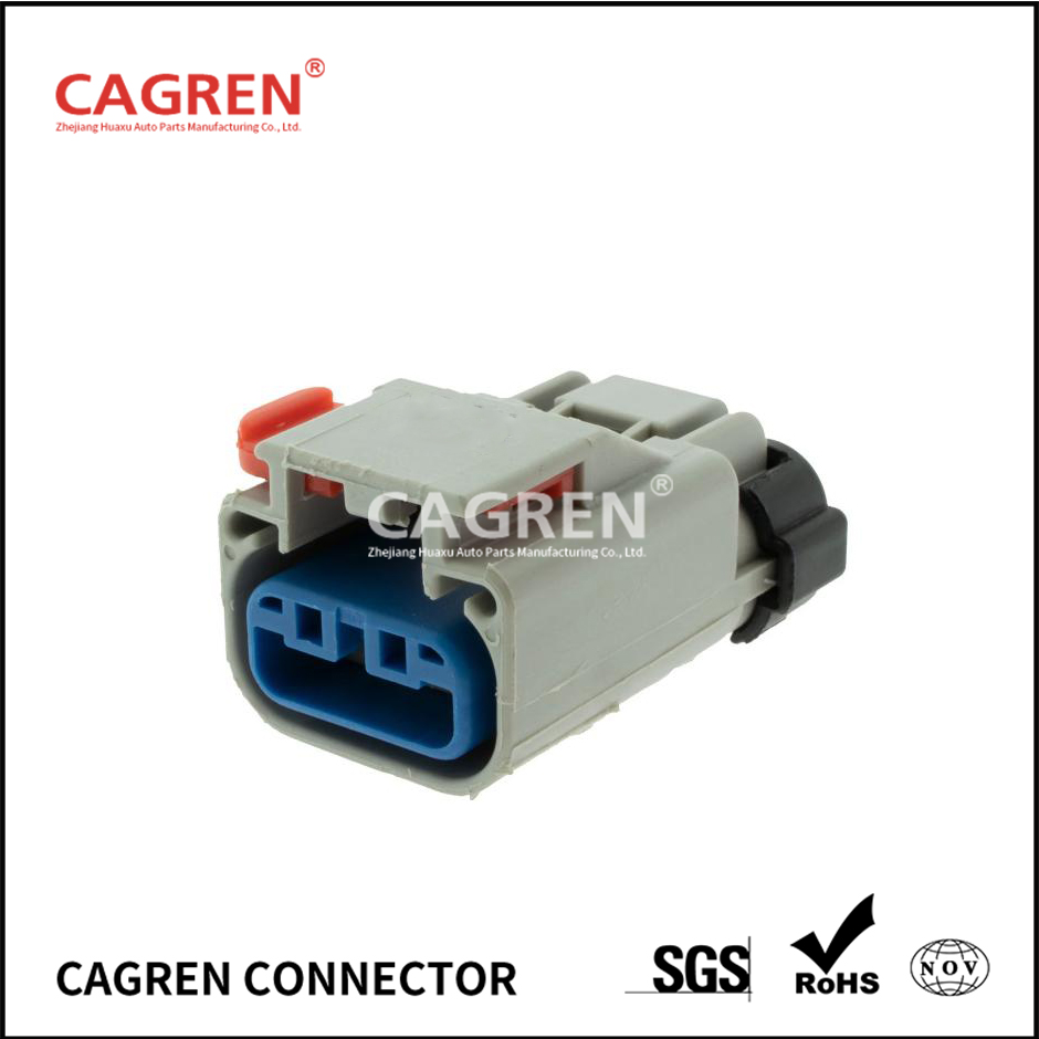 54200309 (15380782) - Aptiv APEX 2.8 Sealed 3 Way Gray Female Connector H3198