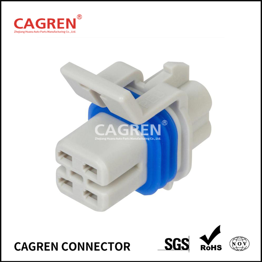 12176897 - Delphi Metri-Pack 150 4 Way Gray Sealed Female Connector