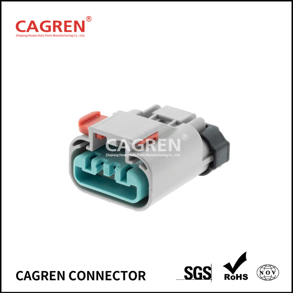 54200410 (15324787) - Aptiv APEX 2.8 Sealed 4 Way Gray Female Connector H2324