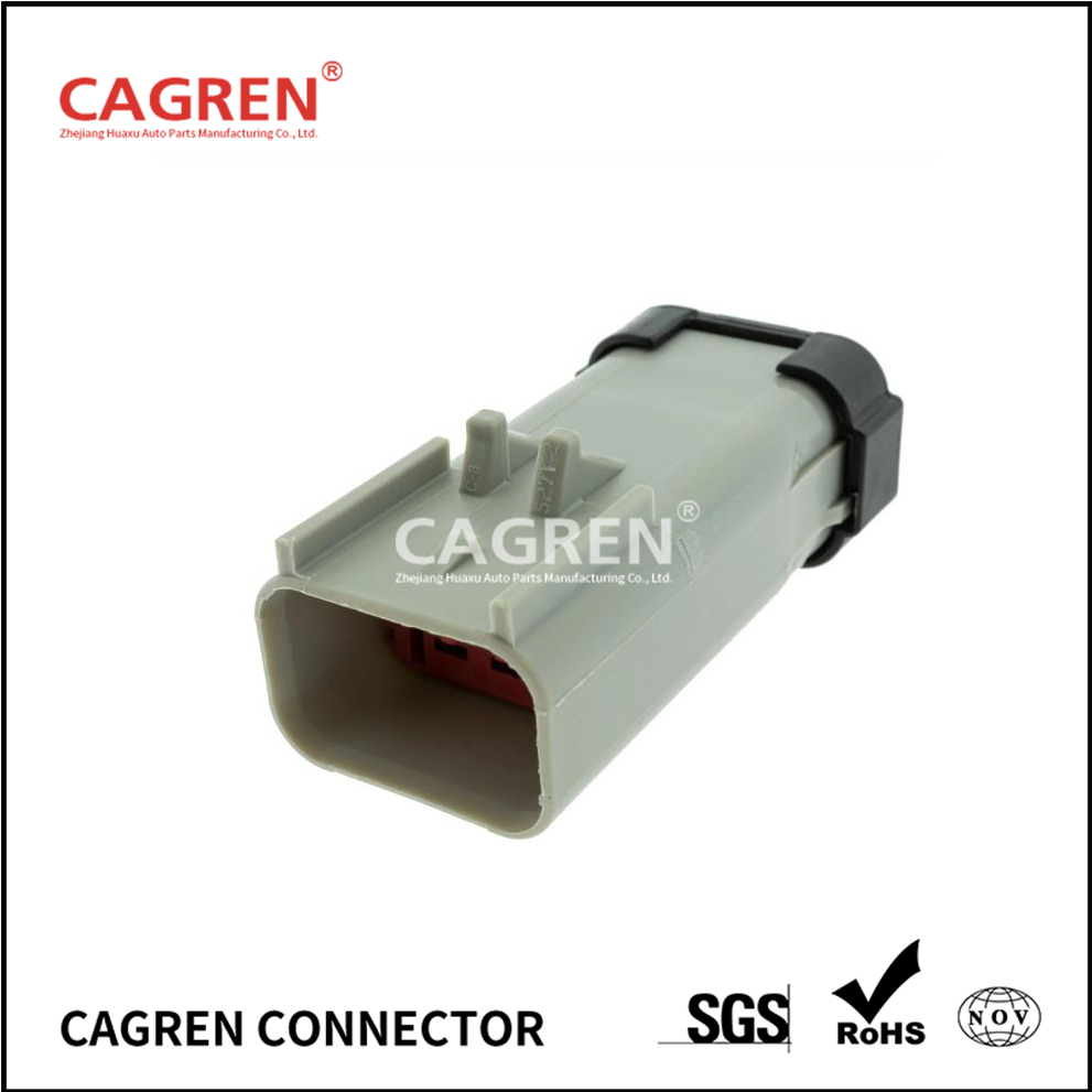 13589577 (54200613) - Aptiv APEX 2.8 Sealed 6 Way Gray Male Connector