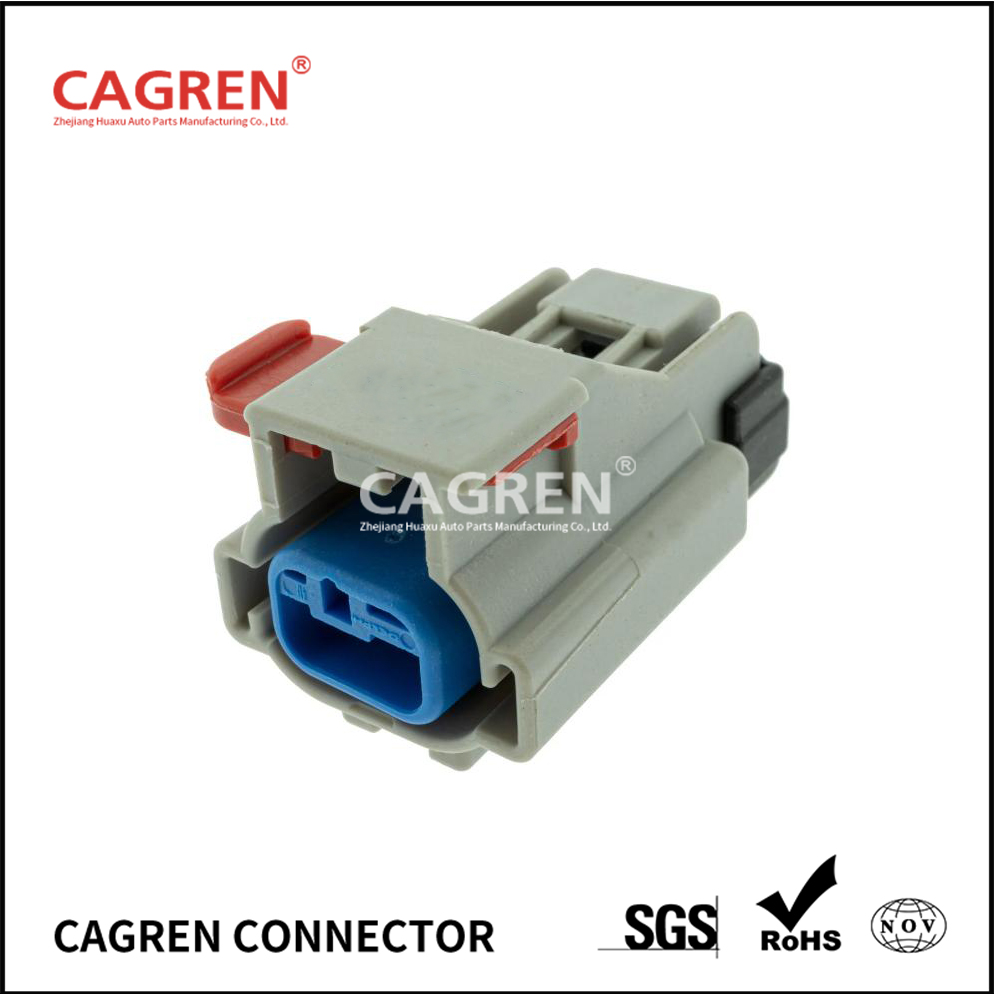54200207 (15380781) - Aptiv APEX 2.8 Sealed 2 Way Gray Female Connector
