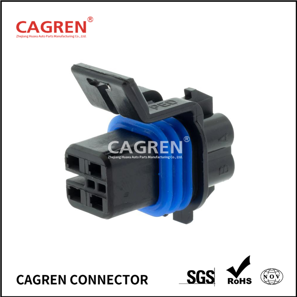12160482 - Delphi Metri-Pack 150 4 Way Black Sealed Female Connector