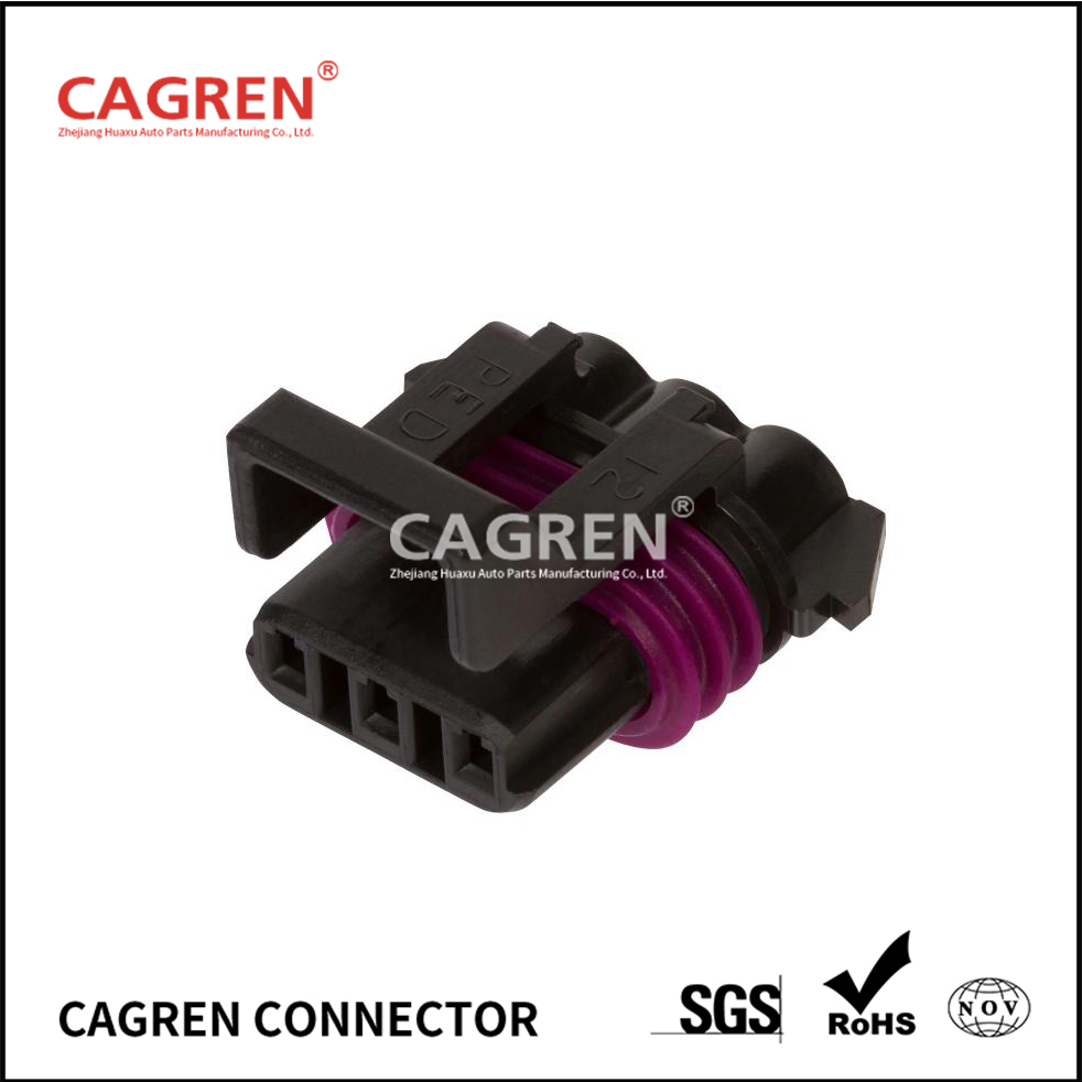 12110293 - Delphi Metri-Pack 150 3 Way Black Sealed Female Connector